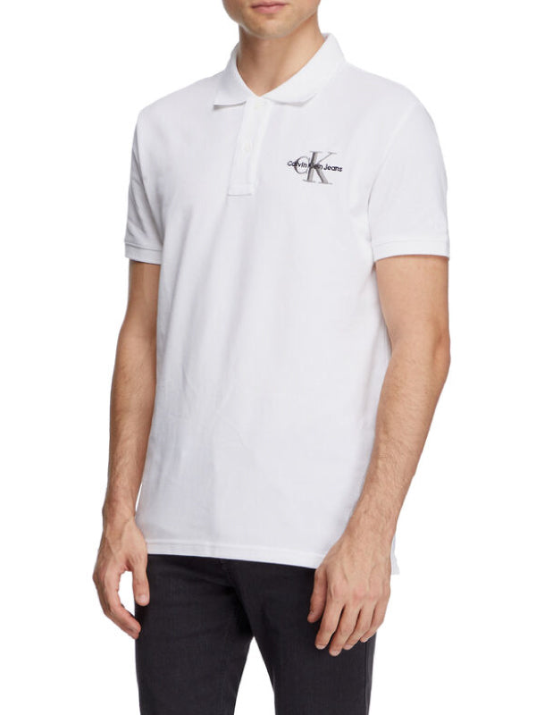 Monogram Logo Polo Bright White / L