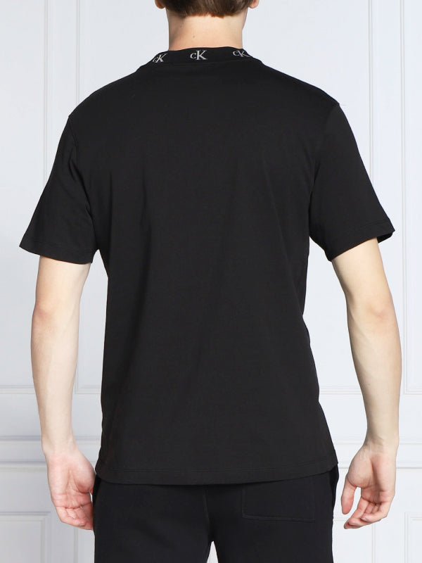 Logo Jacquard Tee Ck Black / L