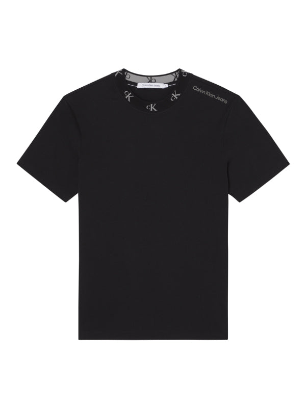 Logo Jacquard Tee Ck Black / L