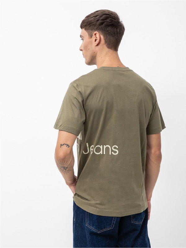 Institutional Blocking Tee Burnt Olive / L