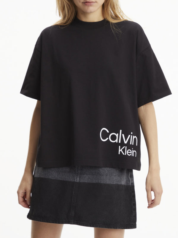 Oversized Tee Ck Black / L