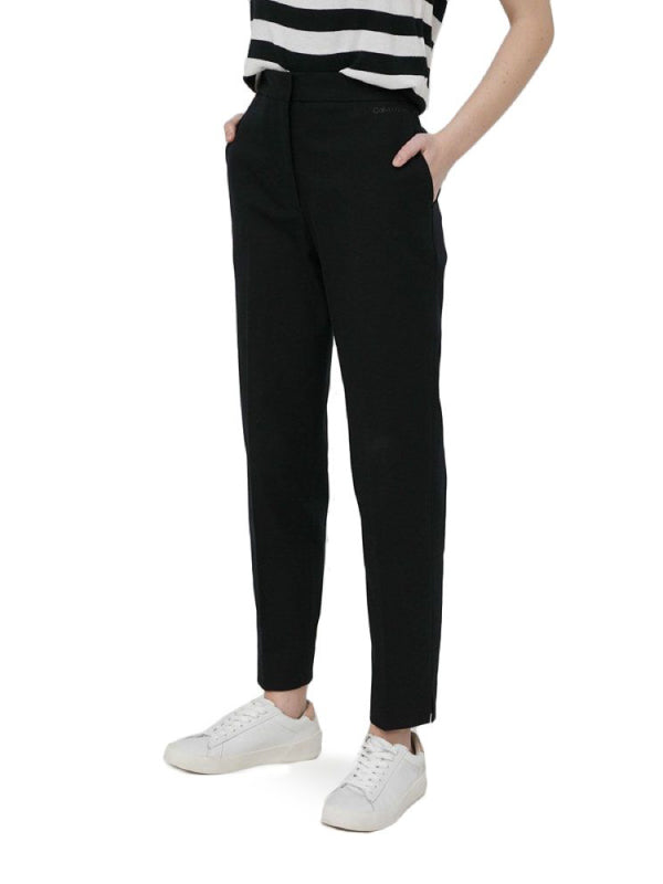 Stretch Gabardine Cigarette Pant Ck Black / 42