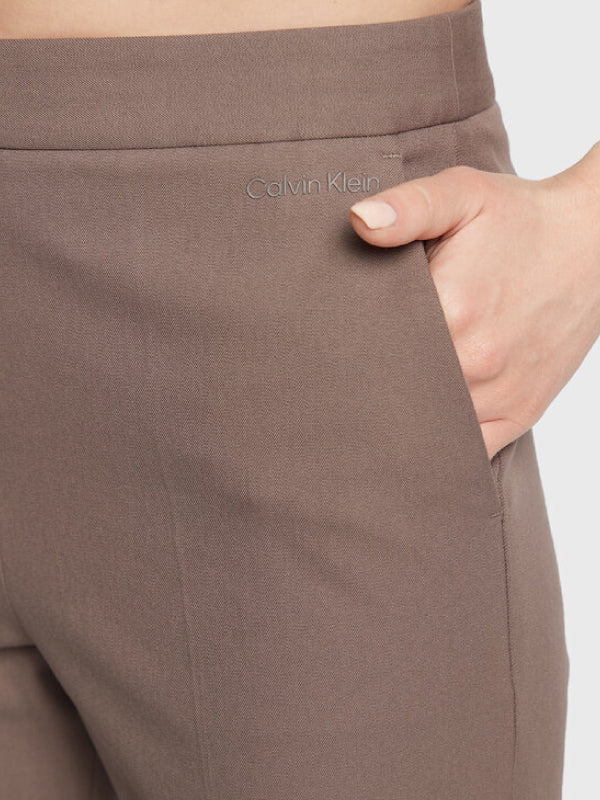 Stretch Gabardine Cigarette Pant Desert Brown / 42