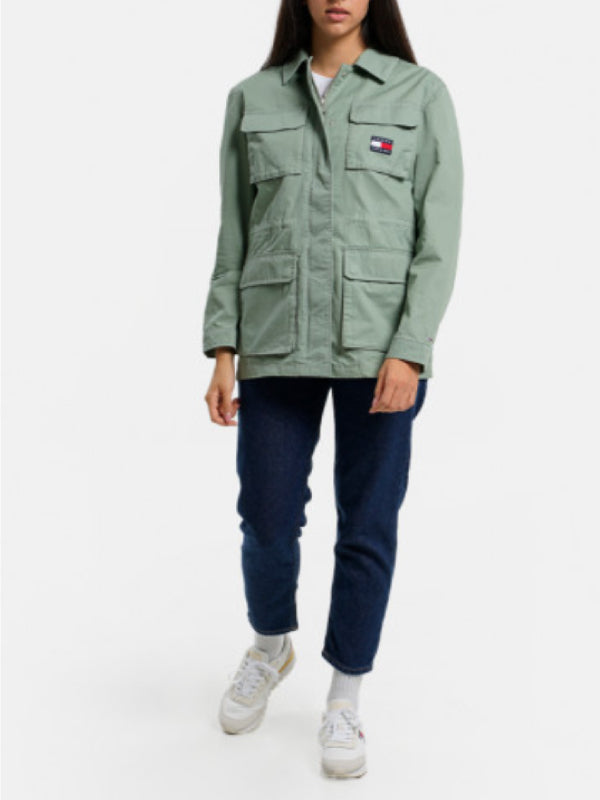 Tjw Multipocket Cotton Jacket Dusty Sage / L