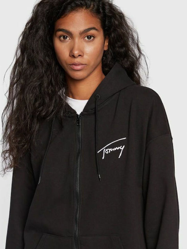 Tjw Ovrszd Signature Zip Thru Black / L