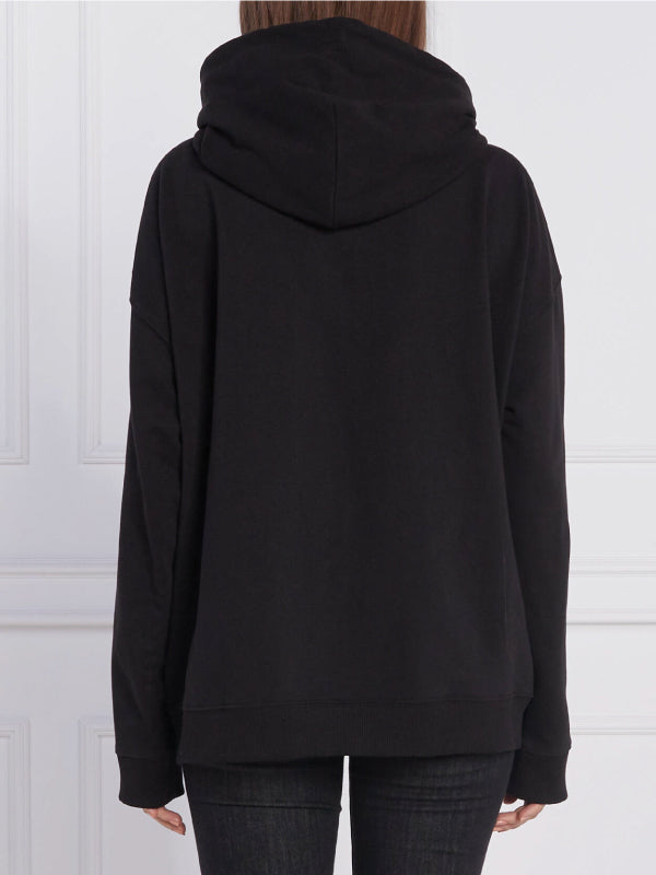 Tjw Ovrszd Signature Zip Thru Black / L