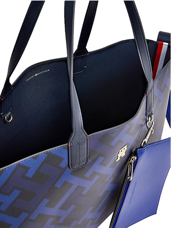 Iconic Tommy Tote Monogram Space Blue Mix / OS