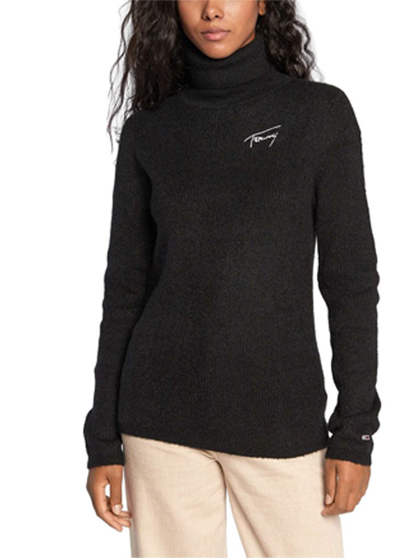 Tjw Signature  Rib Turtleneck Black / L