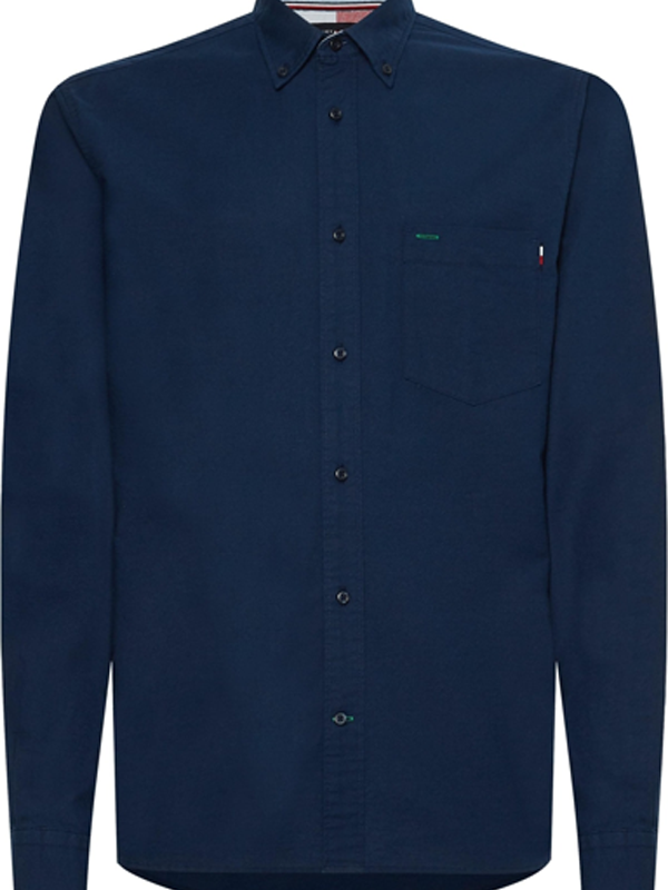 Solid Oxford Rf Shirt Carbon Navy / L