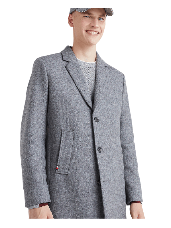 Dressed Casual Wool Mix Coat Medium Grey Heather / S