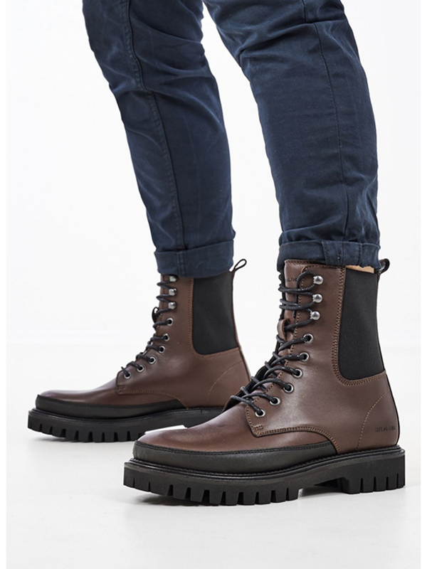 Premium Casual Chunky Lth Boot Cocoa / 42