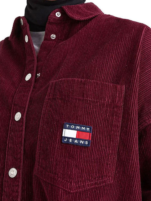 Tjw Corduroy Overshirt Deep Rouge / L