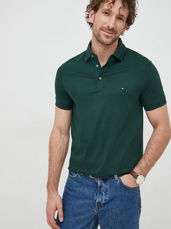 Essential Dress Casual Slim Polo Prep Green / L