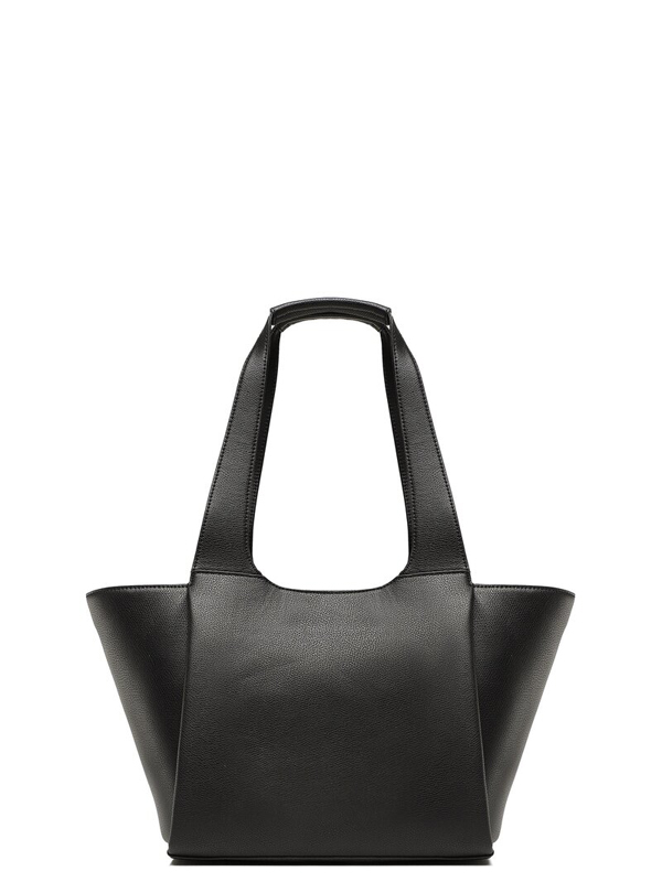 Th Plush Med Tote Black / OS