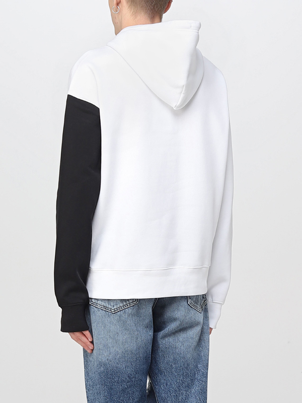 Stacked Colorblock Hoodie Bright White / Ck Black / L