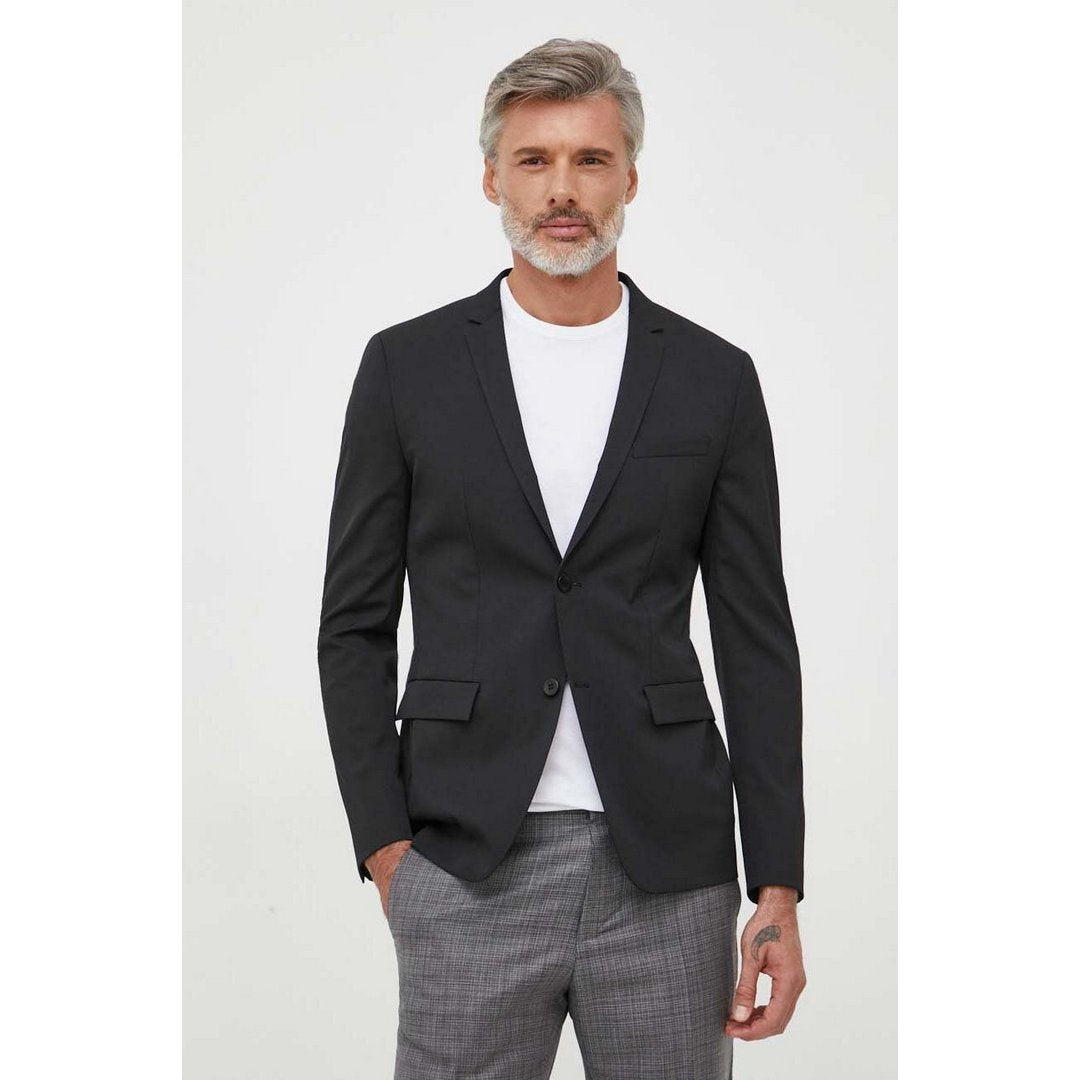 Travel Gabardine Blazer Ck Black / 48