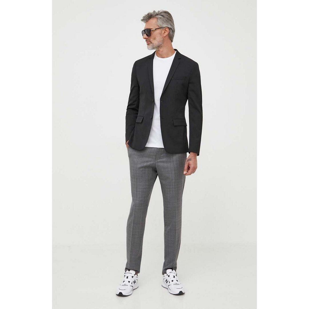 Travel Gabardine Blazer Ck Black / 48