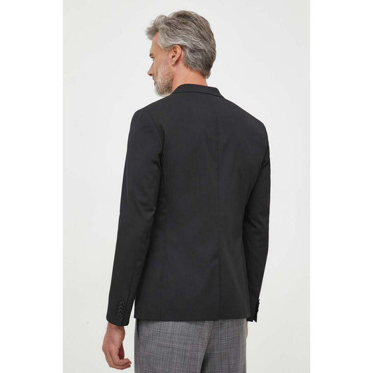 Travel Gabardine Blazer Ck Black / 48