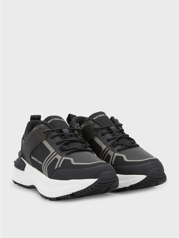 Chunky Runner Laceup Low Lth-Tpu Black / 42