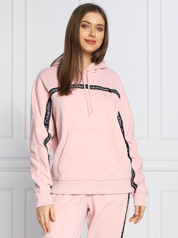 Pw - Hoodie Silver Pink / L