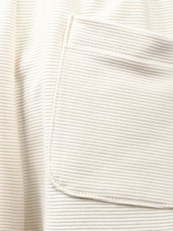 Textured Badge Sweatpants Muslin / 10