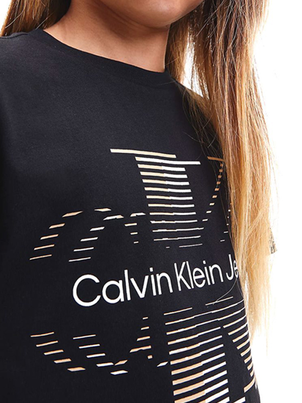 Lined Monogram T-Shirt Ck Black / 10