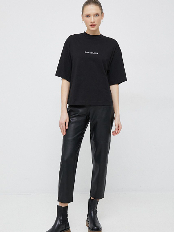 Blown Up Ck Oversized Tee Ck Black / L