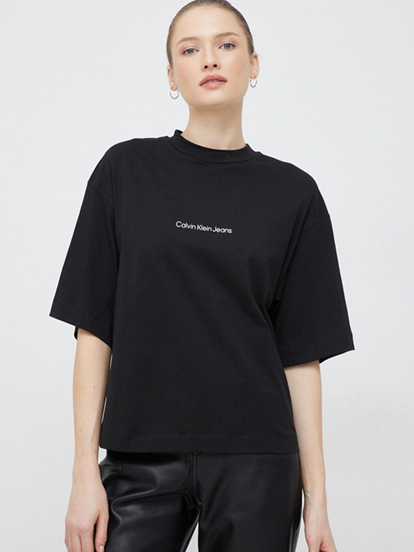 Blown Up Ck Oversized Tee Ck Black / L