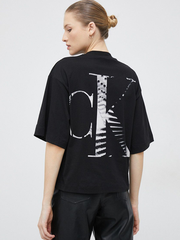 Blown Up Ck Oversized Tee Ck Black / L