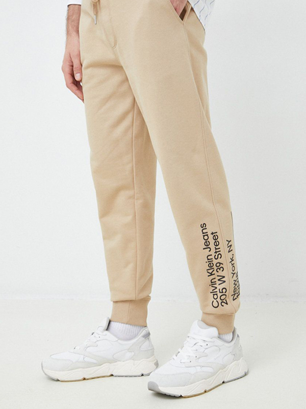 Ck Address Logo Hwk Pant Travertine / L