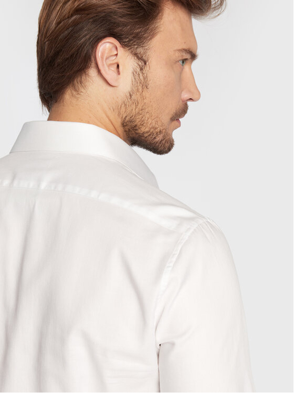 Twill Easy Care Fitted Shirt White / 42