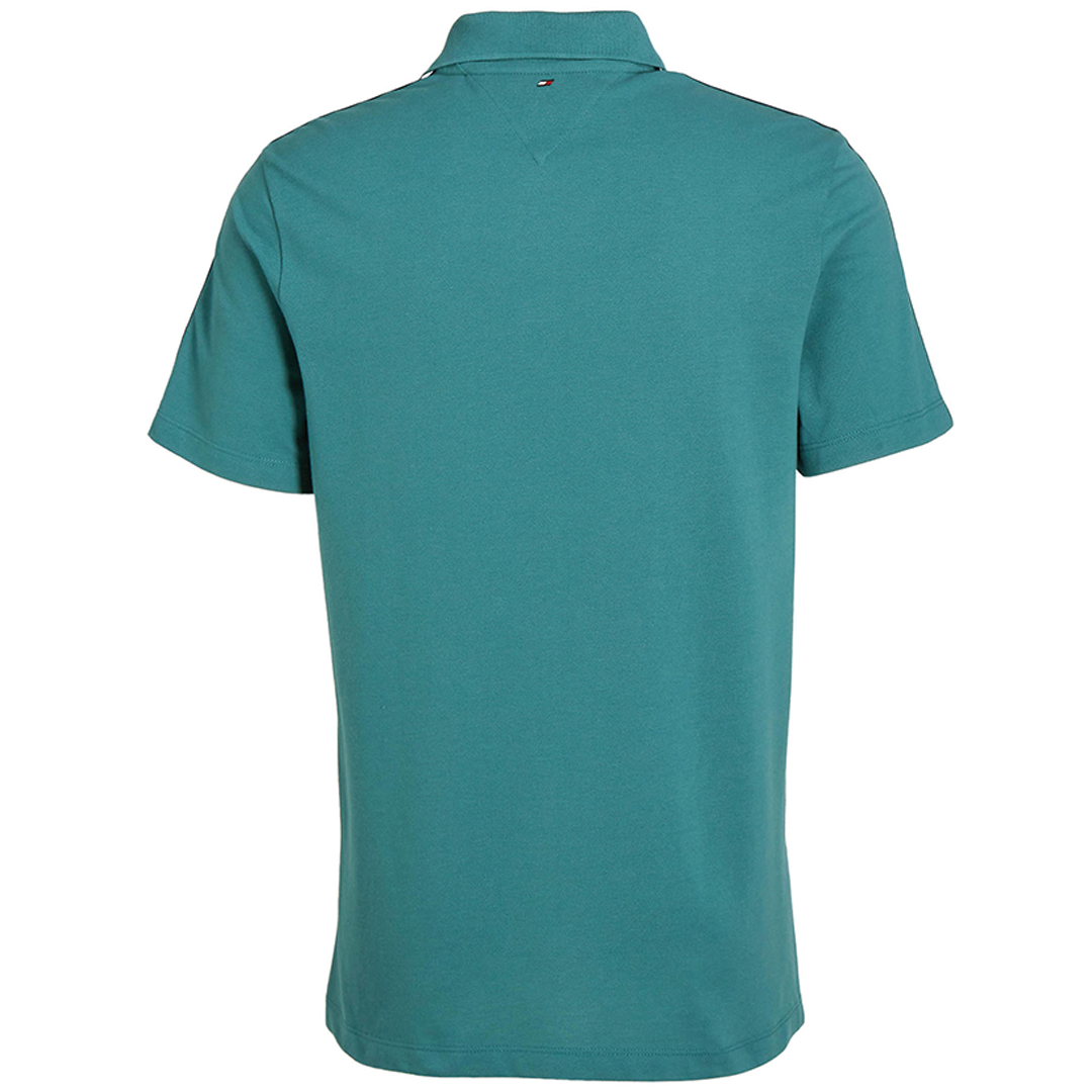 Textured Tape S/S Polo Frosted Green / L