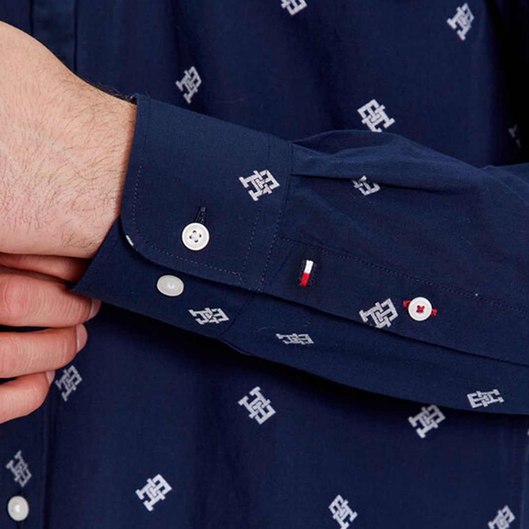 Spaced Out Monogram Rf Shirt Carbon Navy / Ecru / L