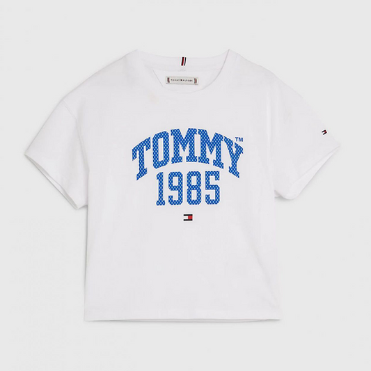 Tommy Varsity Tee S/S WHITE / 10