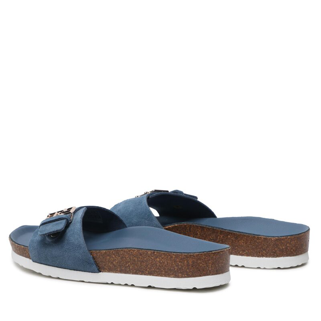 Th Mule Sandal Suede Blue Coast / 36