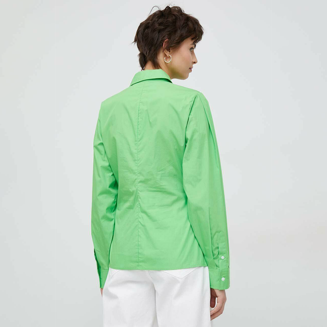 Org Co Poplin Shirt Ls Spring Lime / 42