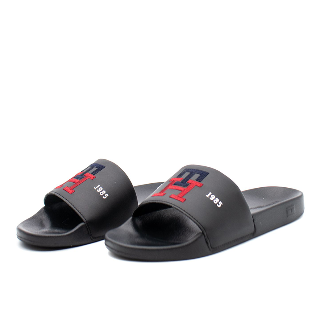 Th Embroidery Pool Slide Black / 42