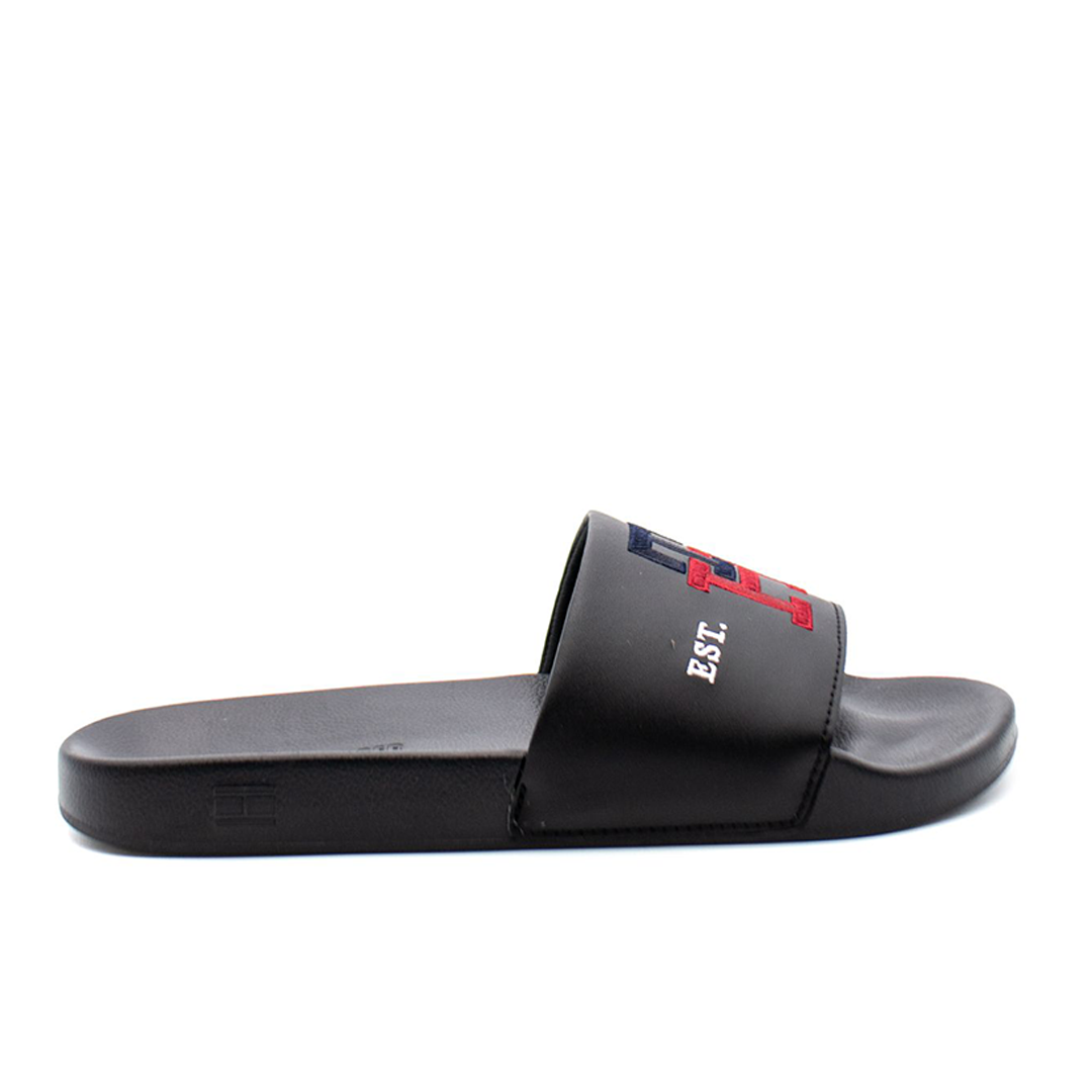 Th Embroidery Pool Slide Black / 42