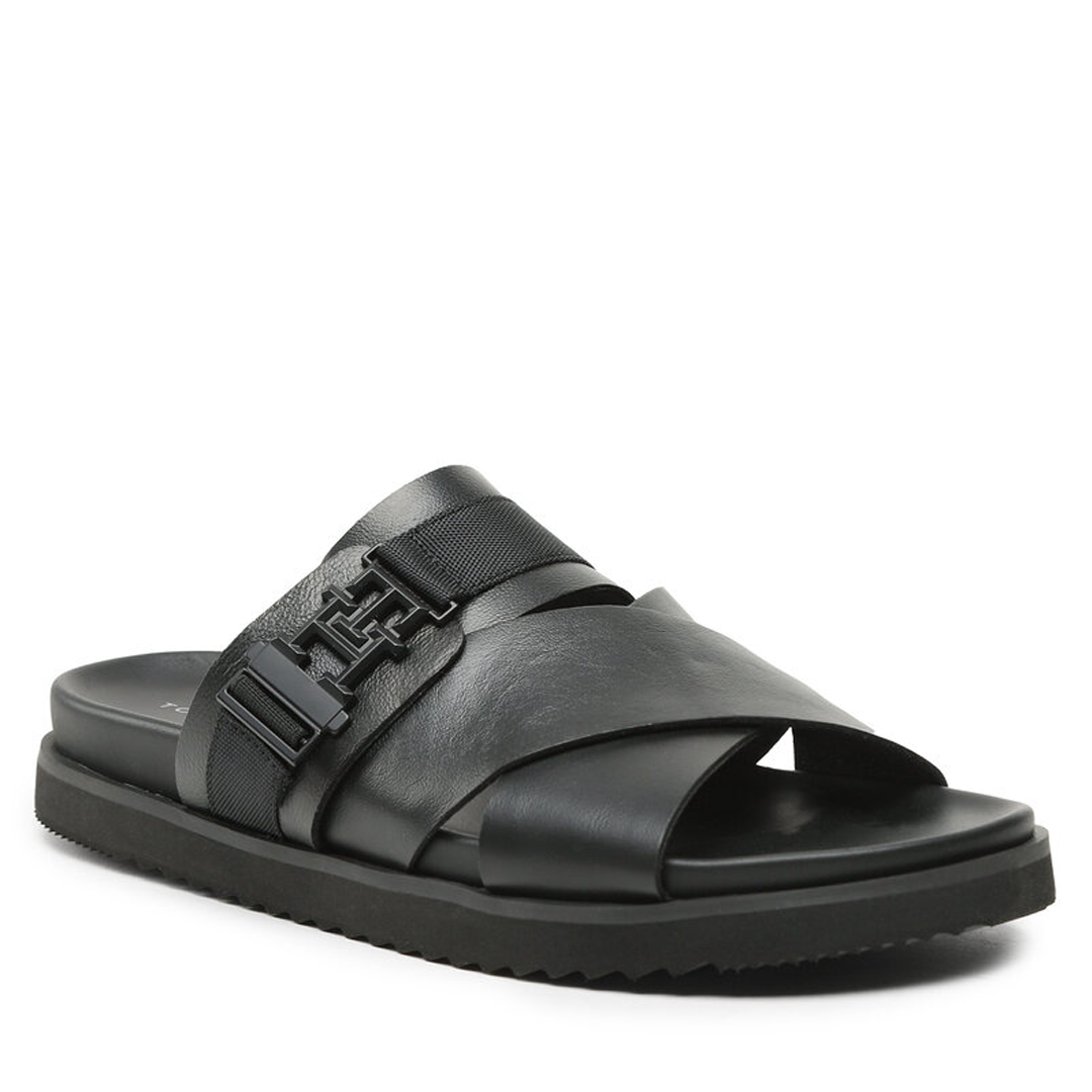 Th Cleated Leather Sandal Black / 42