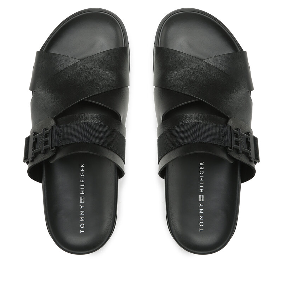 Th Cleated Leather Sandal Black / 42