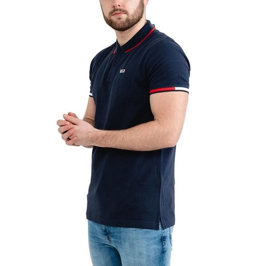 Tjm Reg Flag Cuffs Polo Twilight Navy / L