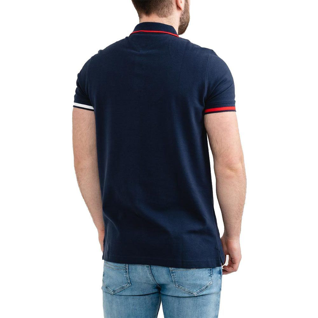 Tjm Reg Flag Cuffs Polo Twilight Navy / L