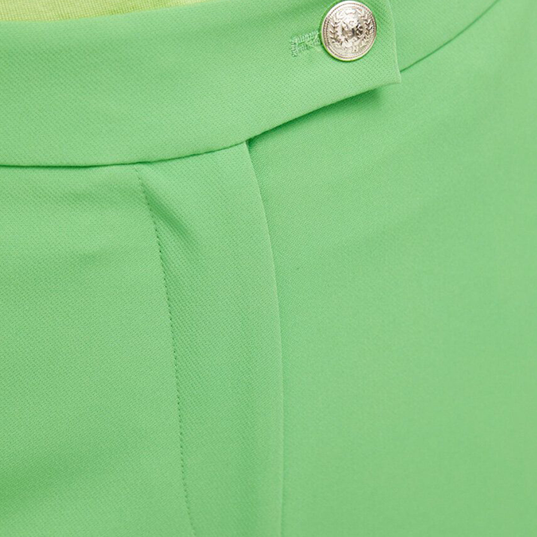 Vis Flared Hw Tailored Pant Spring Lime / 42