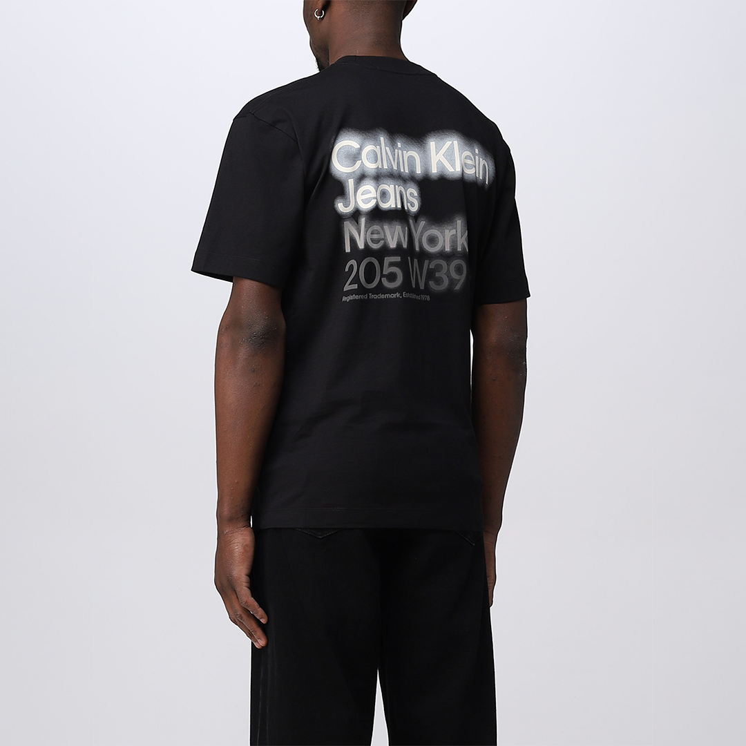 Blurred Colored Address Tee Ck Black / L