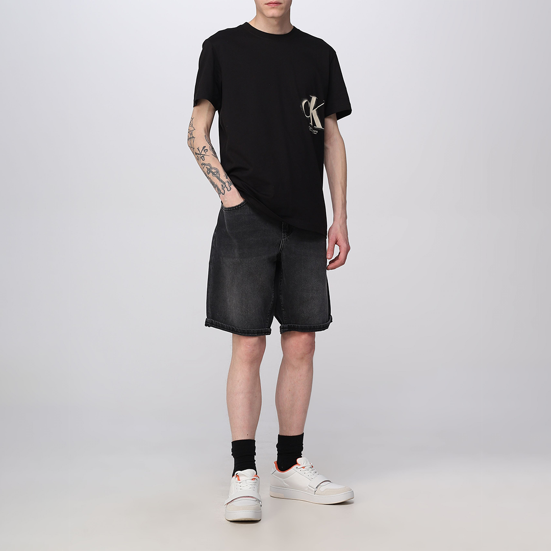 Ck Spray Tee Ck Black / L