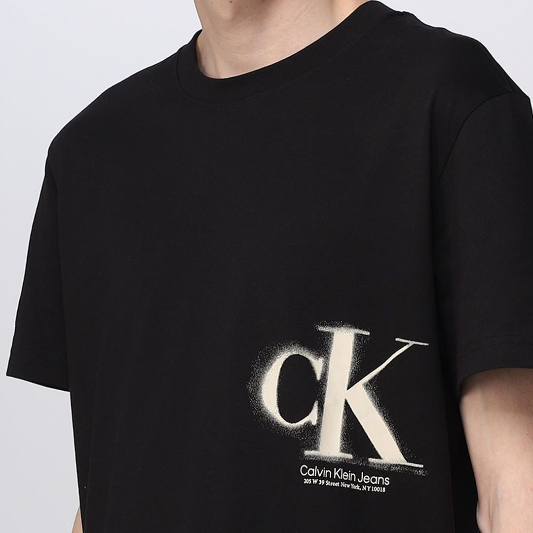 Ck Spray Tee Ck Black / L