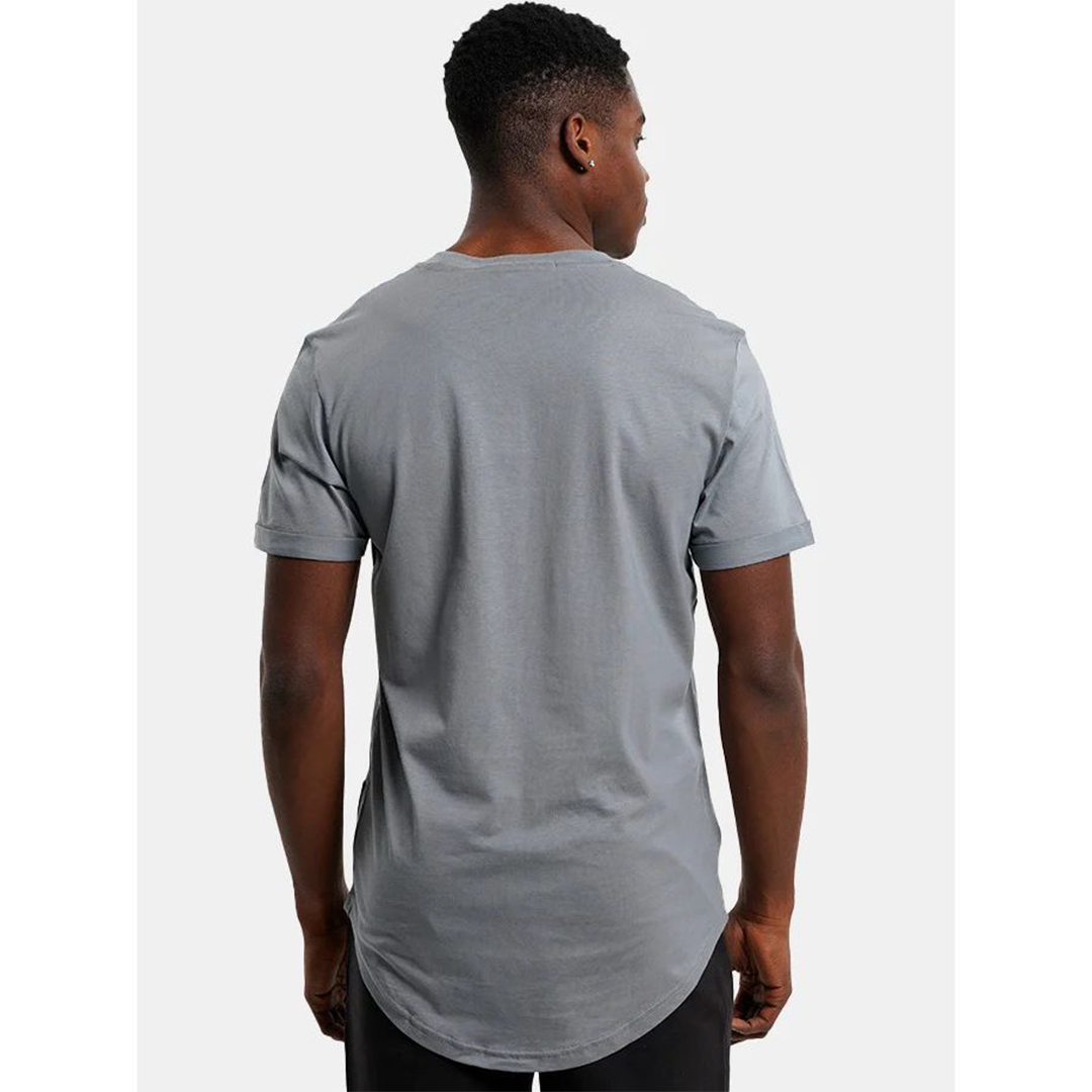 Badge Turn Up Sleeve Overcast Grey / L