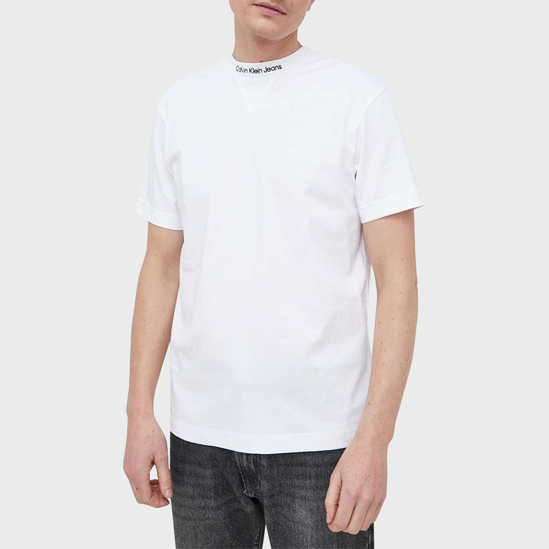 Embro Logo Neck Tee Bright White / L