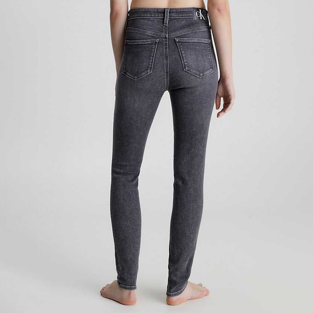 High Rise Skinny Denim Grey / 3027