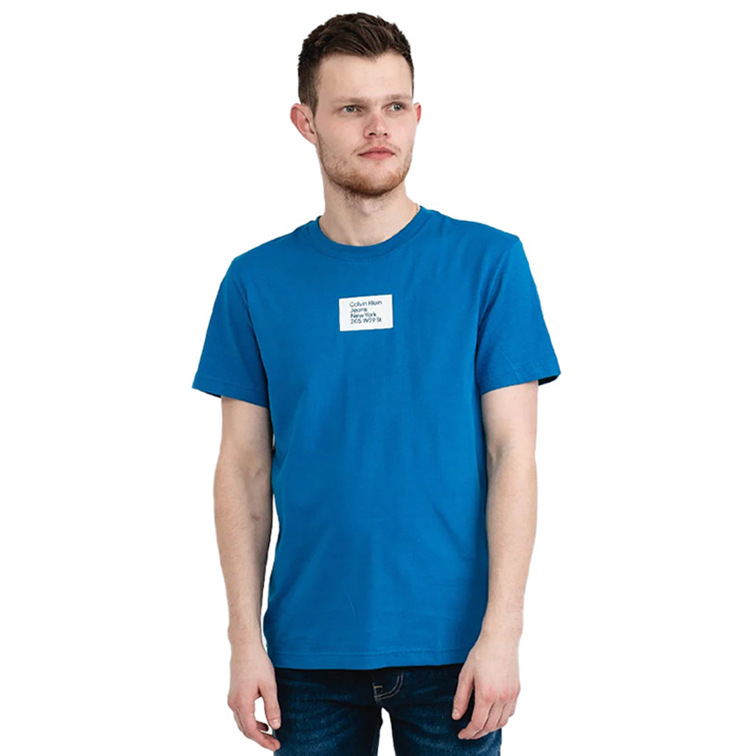 Colored Address Small Box Tee Tarps Blue / L